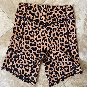 Balance Athletica King Cheetah Rider Shorts NEW